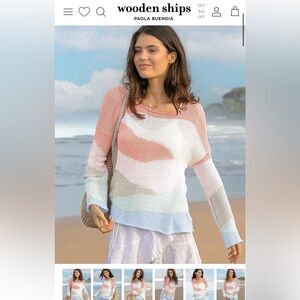 Wooden Ships Dunescape sweater XS/S